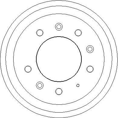 National NDR052 Front brake drum NDR052: Buy near me in Poland at 2407.PL - Good price!