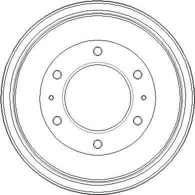 National NDR276 Rear brake drum NDR276: Buy near me at 2407.PL in Poland at an Affordable price!