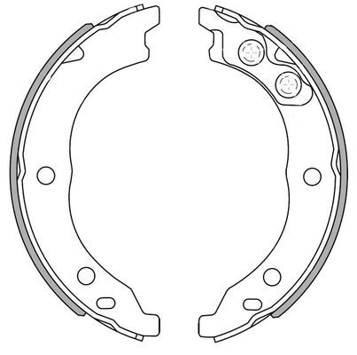 National NS4088 Brake shoe set NS4088: Buy near me in Poland at 2407.PL - Good price!