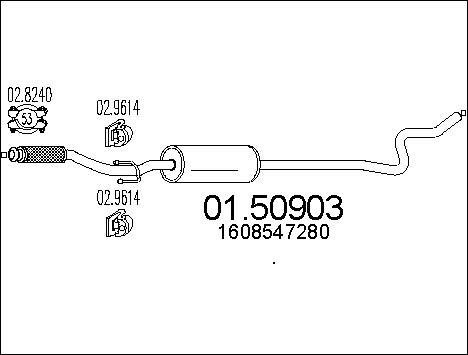Mts 01.50903 Shock absorber 0150903: Buy near me in Poland at 2407.PL - Good price!