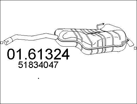Mts 01.61324 Shock absorber 0161324: Buy near me in Poland at 2407.PL - Good price!