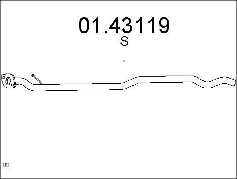MTS 0143119 Abgasrohr 0143119: Kaufen Sie zu einem guten Preis in Polen bei 2407.PL!