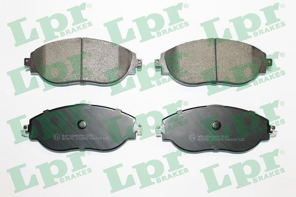 LPR 05P2163 Brake Pad Set, disc brake 05P2163: Buy near me in Poland at 2407.PL - Good price!