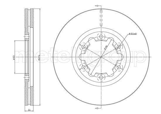 Trusting DF1038 Front brake disc ventilated DF1038: Buy near me in Poland at 2407.PL - Good price!