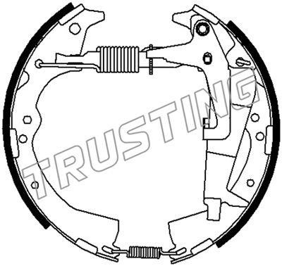 Trusting 6499 Brake shoe set 6499: Buy near me at 2407.PL in Poland at an Affordable price!