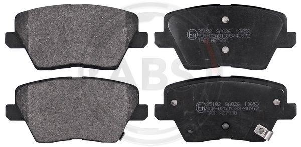 ABS 35182 Brake Pad Set, disc brake 35182: Buy near me in Poland at 2407.PL - Good price!