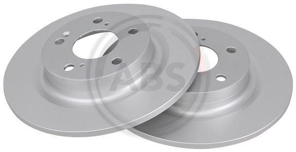 ABS 18691 Rear brake disc, non-ventilated 18691: Buy near me at 2407.PL in Poland at an Affordable price!