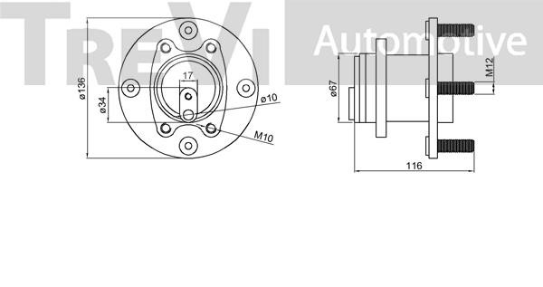 Kup Trevi automotive WB1727 w niskiej cenie w Polsce!