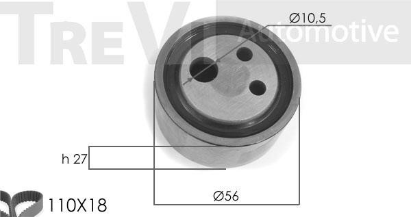 Trevi automotive KD1053 Timing Belt Kit KD1053: Buy near me in Poland at 2407.PL - Good price!