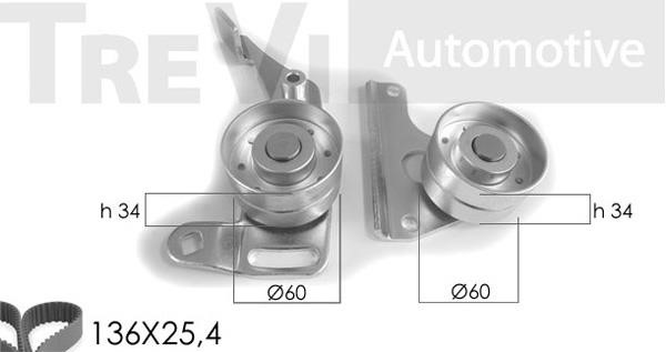 Trevi automotive KD1003 Zestaw paska rozrządu KD1003: Dobra cena w Polsce na 2407.PL - Kup Teraz!