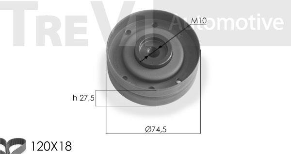 Trevi automotive KD1102 Timing Belt Kit KD1102: Buy near me in Poland at 2407.PL - Good price!