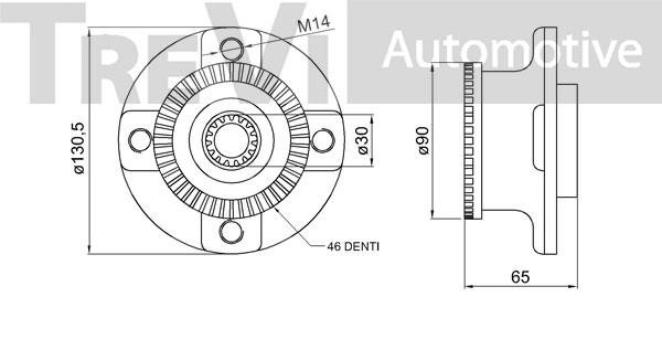 Buy Trevi automotive WB1288 at a low price in Poland!