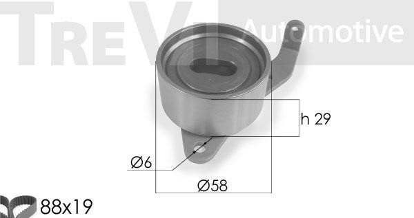 Trevi automotive KD1135 Комплект ремня ГРМ KD1135: Отличная цена - Купить в Польше на 2407.PL!