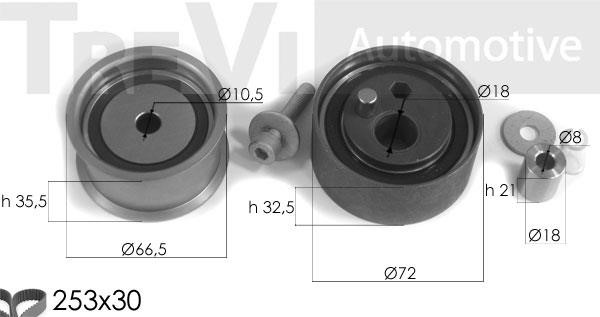 Trevi automotive KD1326 Timing Belt Kit KD1326: Buy near me in Poland at 2407.PL - Good price!