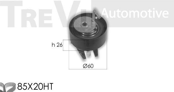 Trevi automotive KD1328 Timing Belt Kit KD1328: Buy near me in Poland at 2407.PL - Good price!