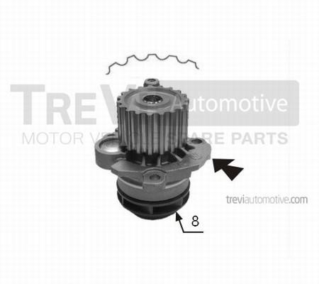 Trevi automotive TP1455 Water pump TP1455: Buy near me in Poland at 2407.PL - Good price!
