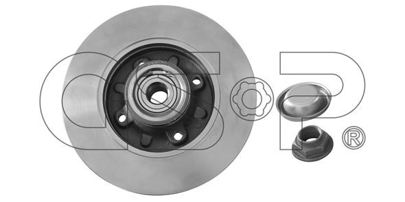 GSP 9225042K Rear brake disc, non-ventilated 9225042K: Buy near me in Poland at 2407.PL - Good price!