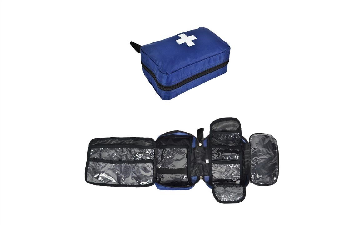 Poputchik Ф-02-008-М Soft case with compartments 20x13x8 cm, blue 02008: Buy near me in Poland at 2407.PL - Good price!