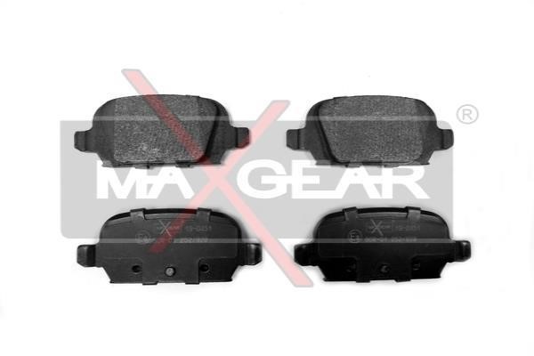 Maxgear 19-0451 Brake Pad Set, disc brake 190451: Buy near me in Poland at 2407.PL - Good price!