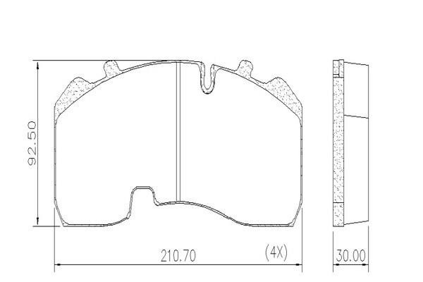Fras-le PD/142-K023 _ HD PRO Brake Pad Set, disc brake PD142K023HDPRO: Buy near me at 2407.PL in Poland at an Affordable price!