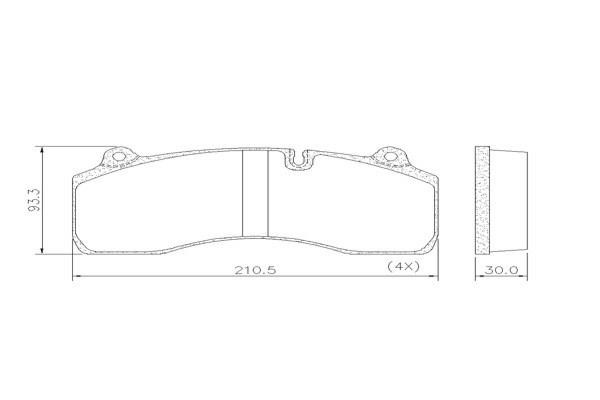 Fras-le PD/209-A-K029 _ CV ADV Brake Pad Set, disc brake PD209AK029CVADV: Buy near me in Poland at 2407.PL - Good price!