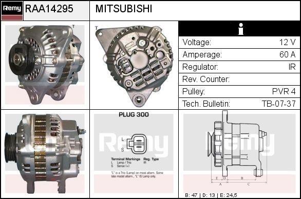 Remy RAA14295 Alternator RAA14295: Dobra cena w Polsce na 2407.PL - Kup Teraz!