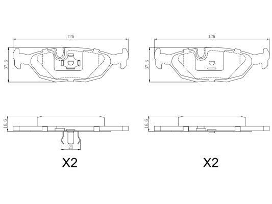 Remy RAP2185 Brake Pad Set, disc brake RAP2185: Buy near me in Poland at 2407.PL - Good price!