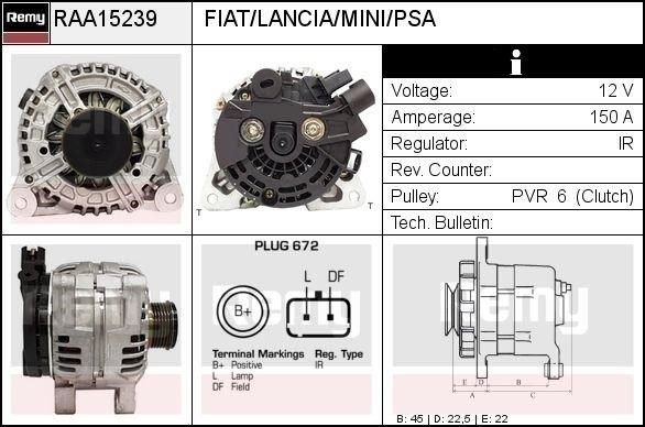 Remy RAA15239 Generator RAA15239: Kaufen Sie zu einem guten Preis in Polen bei 2407.PL!