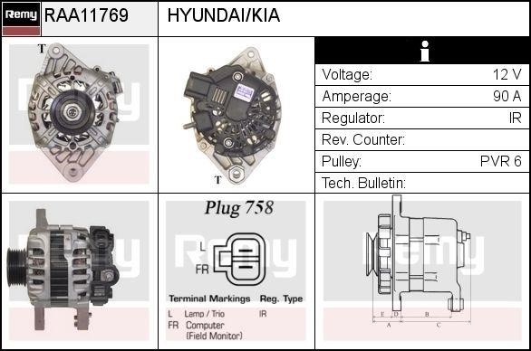 Remy RAA11769 Generator RAA11769: Kaufen Sie zu einem guten Preis in Polen bei 2407.PL!