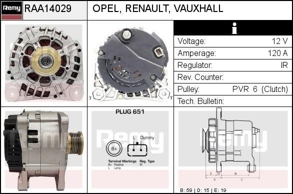 Remy RAA14029 Generator RAA14029: Kaufen Sie zu einem guten Preis in Polen bei 2407.PL!