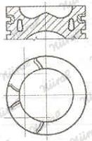 Nural 87-443100-00 Piston 8744310000: Buy near me in Poland at 2407.PL - Good price!