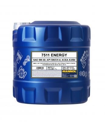 SCT MN7511-7 Engine oil Mannol 7511 Energy 5W-30, 7L MN75117: Buy near me in Poland at 2407.PL - Good price!