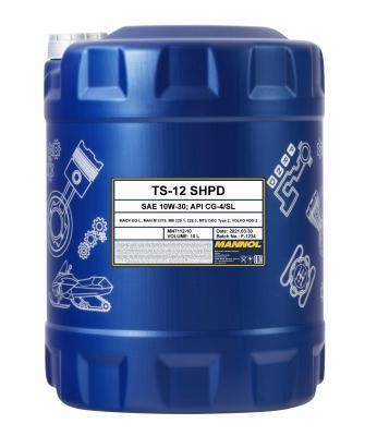SCT MN7112-10 Моторное масло MANNOL 7112 TS-12 SHPD 10W-30 API CG-4/SL, 10 л MN711210: Отличная цена - Купить в Польше на 2407.PL!