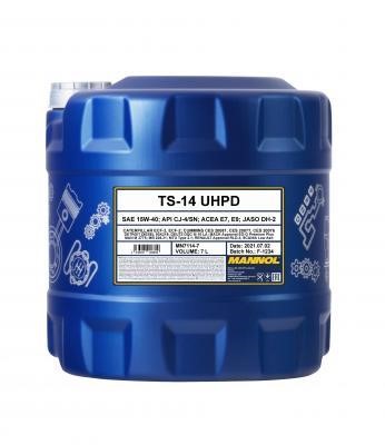 SCT MN7114-7 Моторное масло MANNOL 7114 TS-14 UHPD 15W-40 ACEA E7/E9, API CJ-4/SN, JASO DH-2, 7 л MN71147: Отличная цена - Купить в Польше на 2407.PL!
