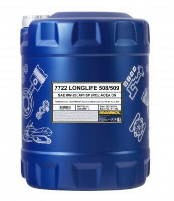 SCT MN7722-10 Engine oil Mannol 7722 Longlife 508/509 0W-20, 10L MN772210: Buy near me in Poland at 2407.PL - Good price!