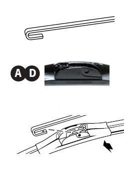 Wiper Blade Frameless Trico Force 700 mm (28&quot;) Trico TF700R