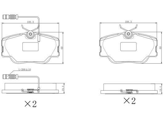 Remy RAP1344 Brake Pad Set, disc brake RAP1344: Buy near me in Poland at 2407.PL - Good price!