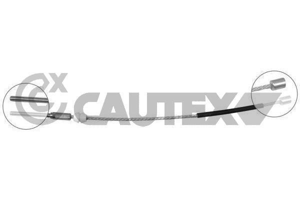 Cautex 489066 Cable Pull, parking brake 489066: Buy near me in Poland at 2407.PL - Good price!