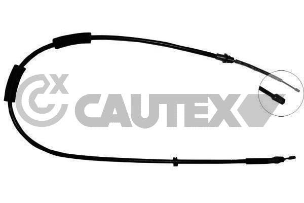 Cautex 761393 Cable Pull, parking brake 761393: Buy near me at 2407.PL in Poland at an Affordable price!