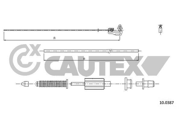 Cautex 765771 Трос акселератора 765771: Купить в Польше - Отличная цена на 2407.PL!
