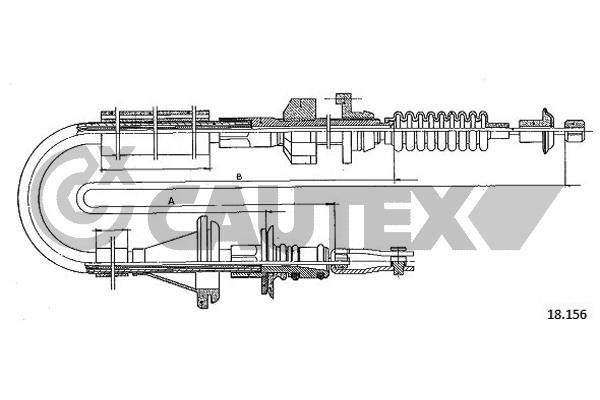 Cautex 761502 Cable Pull, clutch control 761502: Buy near me in Poland at 2407.PL - Good price!