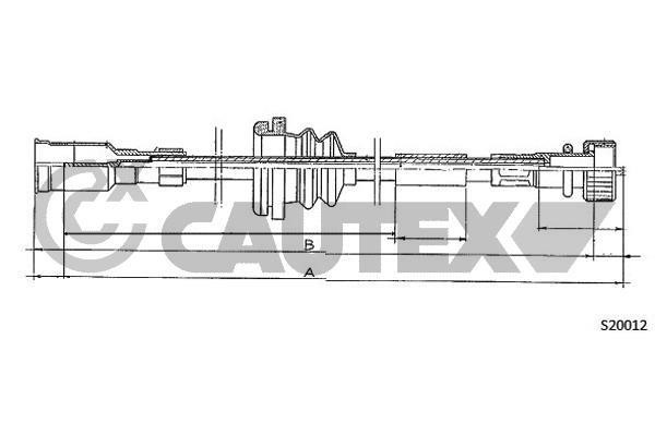 Cautex 761934 Tacho Shaft 761934: Buy near me in Poland at 2407.PL - Good price!