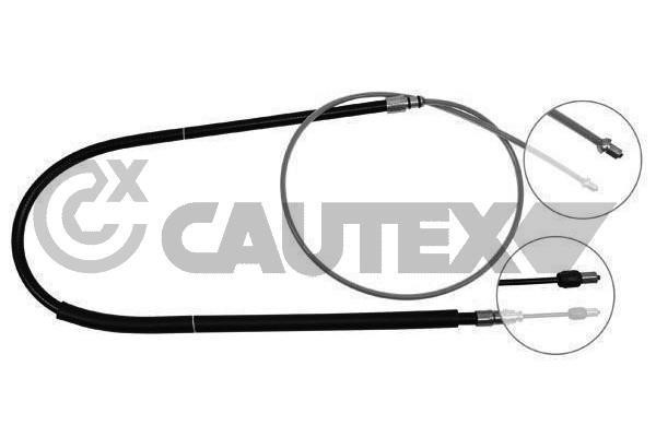 Cautex 208029 Parking brake cable set 208029: Buy near me in Poland at 2407.PL - Good price!