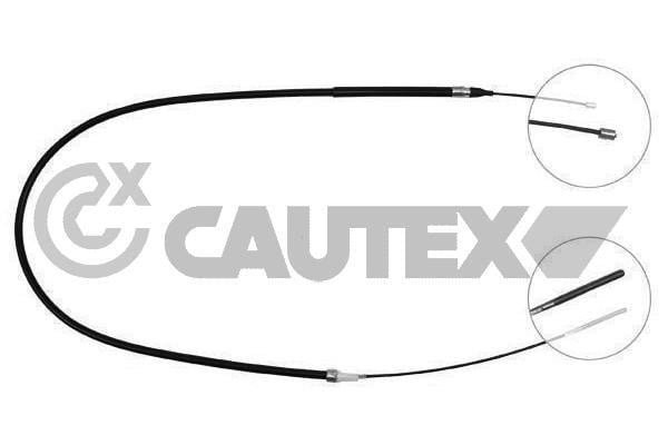 Cautex 468252 Трос стояночного тормоза, комплект 468252: Отличная цена - Купить в Польше на 2407.PL!