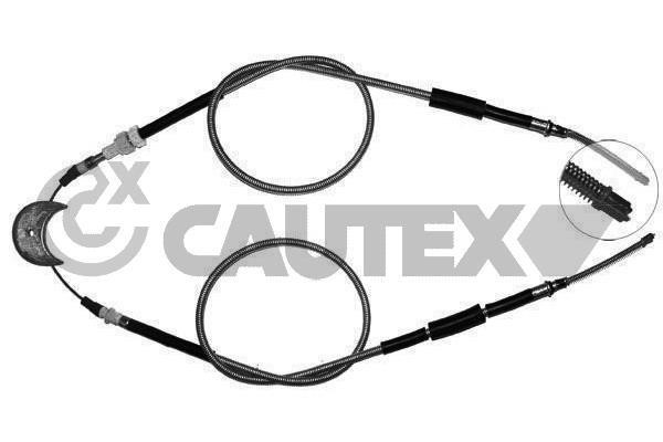 Cautex 087010 Cable Pull, parking brake 087010: Buy near me in Poland at 2407.PL - Good price!