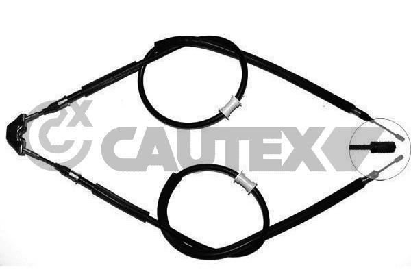 Cautex 489098 Parking brake cable set 489098: Buy near me in Poland at 2407.PL - Good price!
