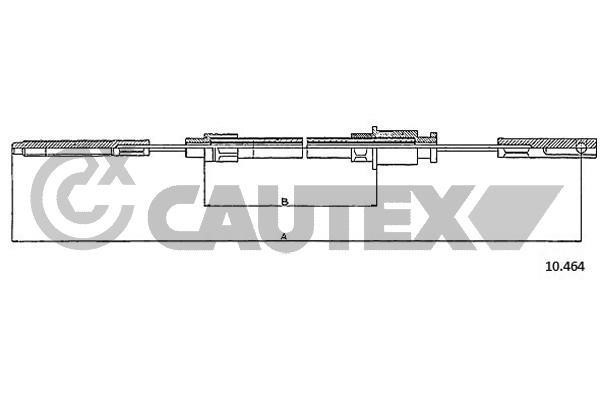 Cautex 766166 Seilzug, feststellbremse 766166: Kaufen Sie zu einem guten Preis in Polen bei 2407.PL!
