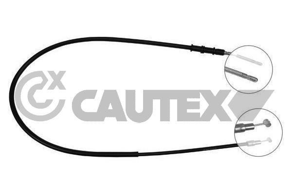 Cautex 763182 Cable Pull, parking brake 763182: Buy near me in Poland at 2407.PL - Good price!
