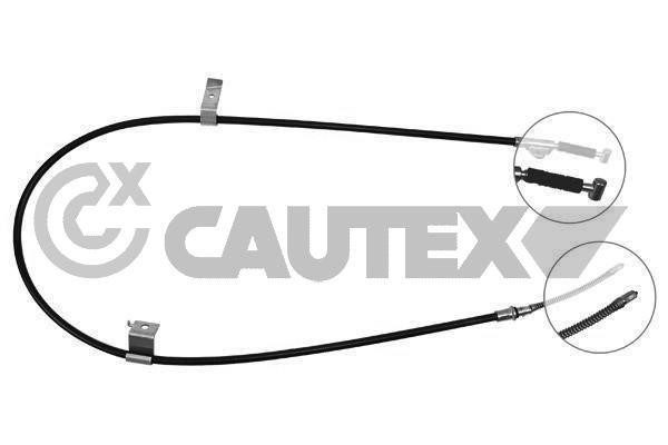 Cautex 069009 Parking brake cable, right 069009: Buy near me in Poland at 2407.PL - Good price!