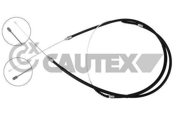 Cautex 019058 Parking brake cable set 019058: Buy near me in Poland at 2407.PL - Good price!